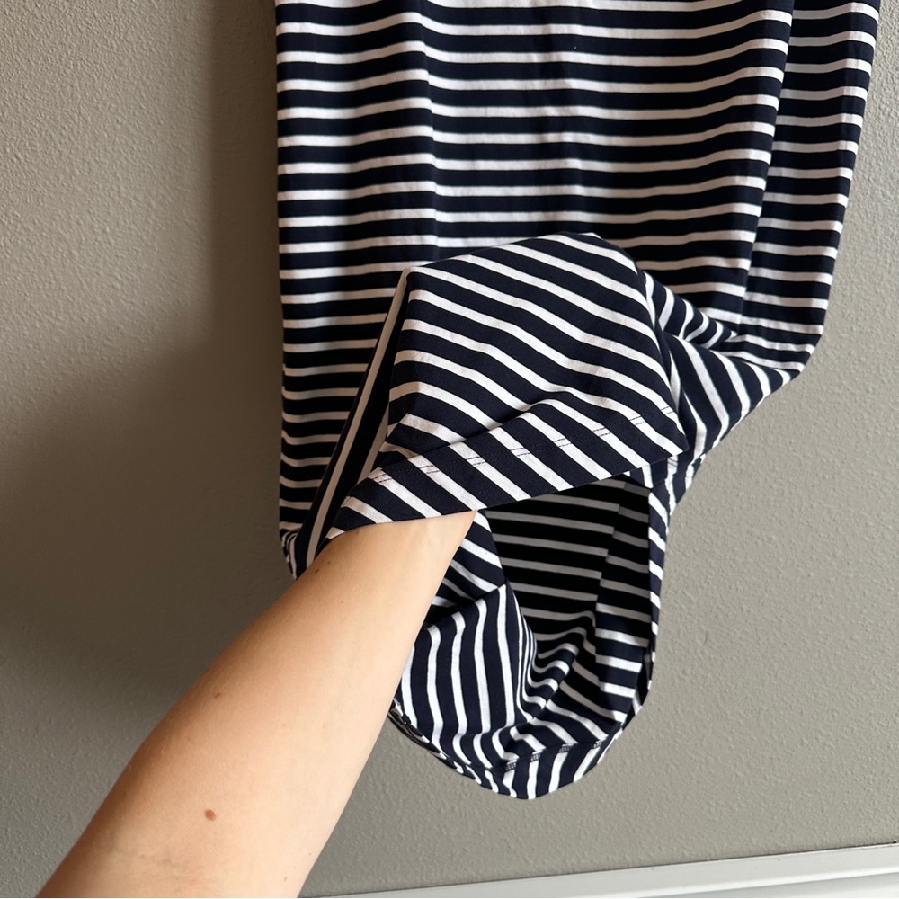 NWT Universal Standard Geneva Navy Striped Midi Dress XS - Picture 6 of 12